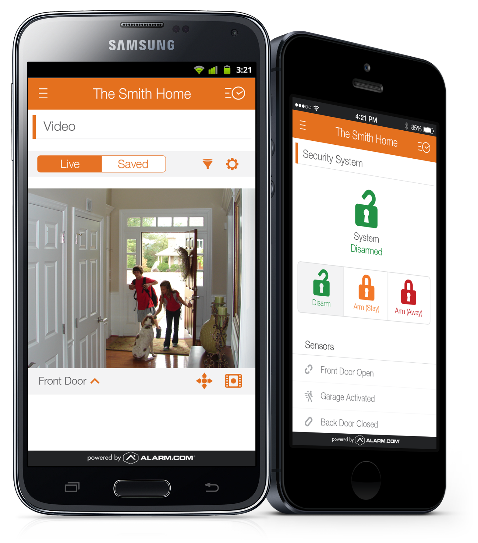 Smart Device Apps for Alarm System | H & B Security Centre